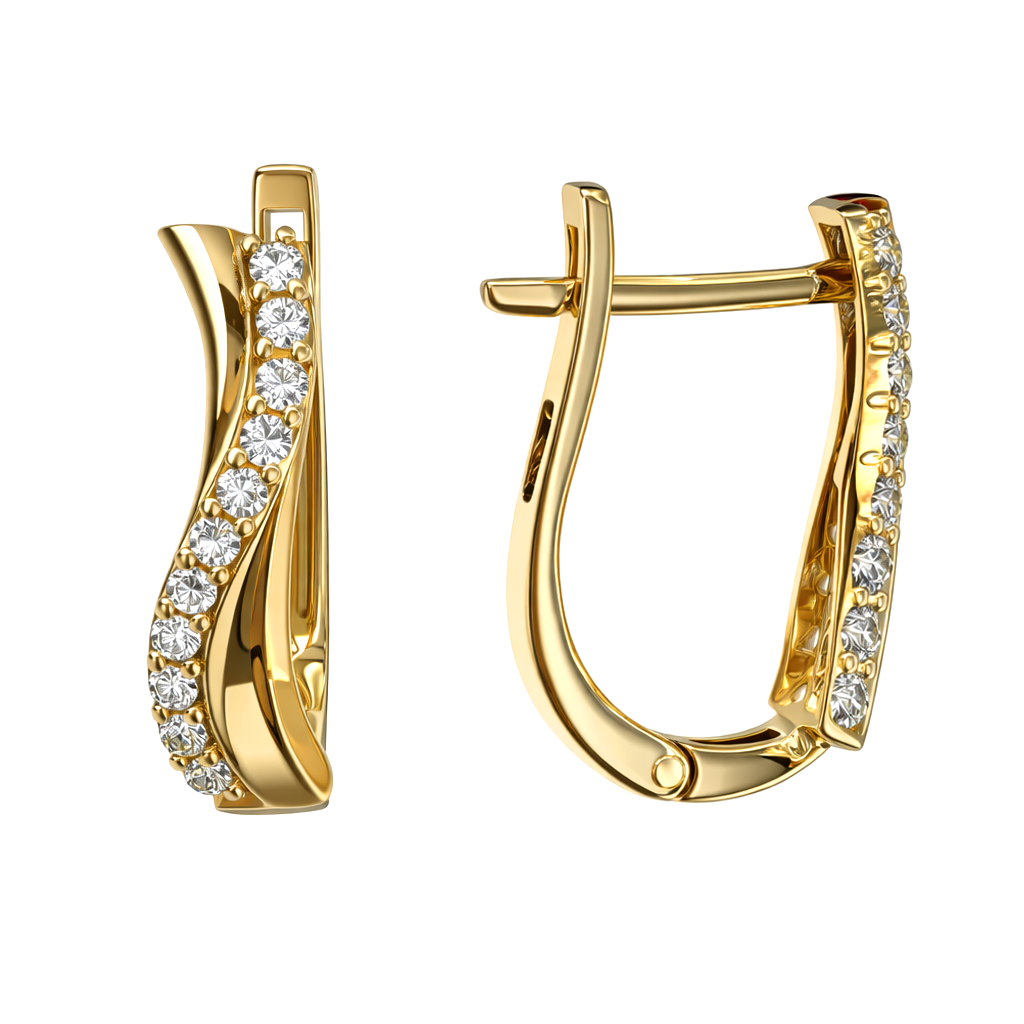 Серьги из золота