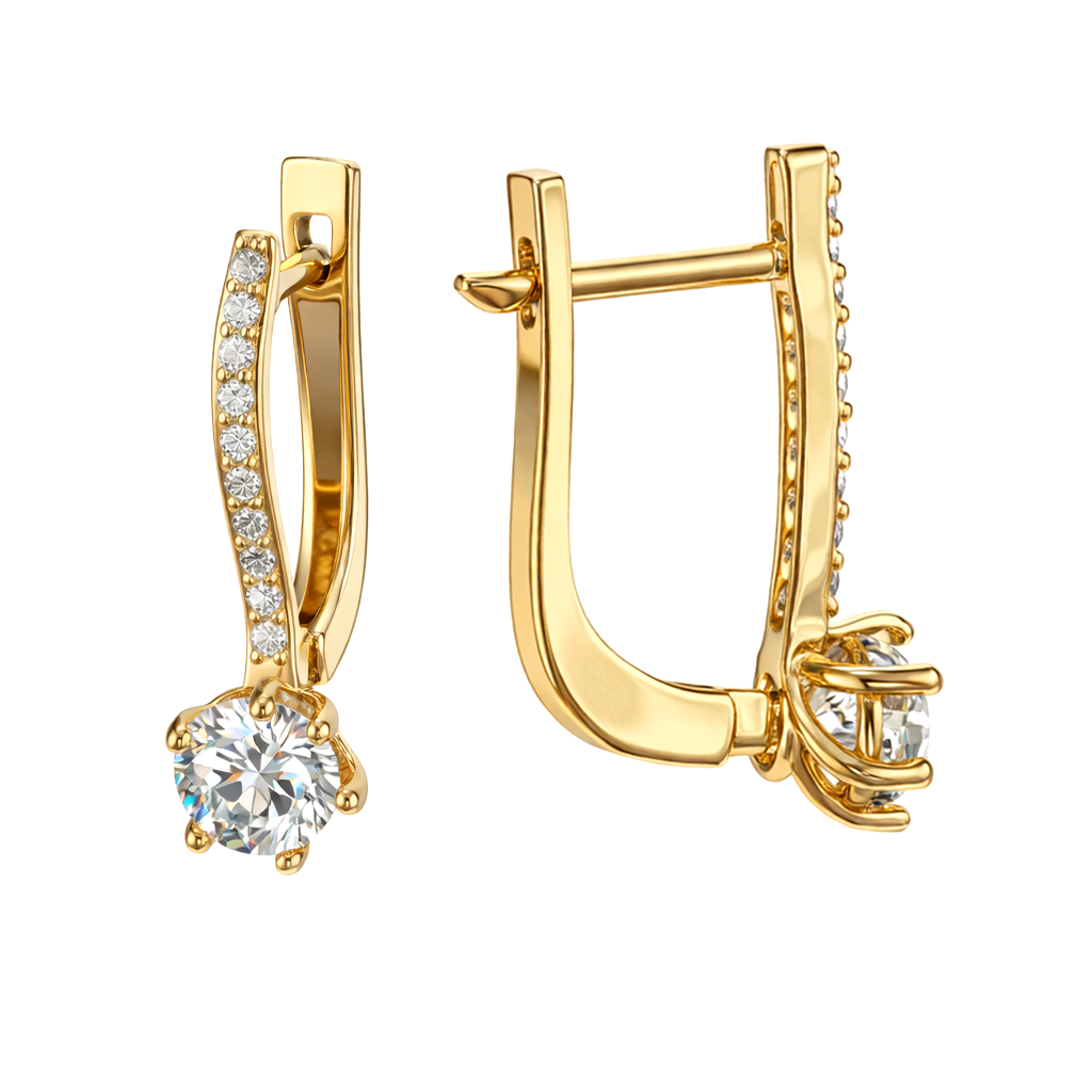 Серьги из золота