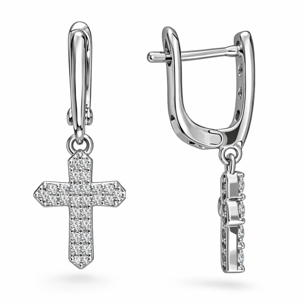 Серьги из серебра