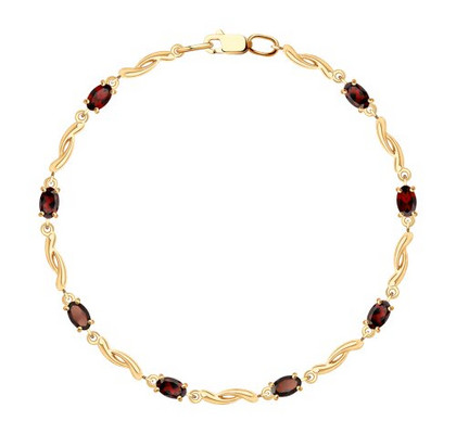 Brățară din aur cu granat