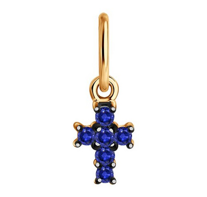 Pandantiv din aur cu safire