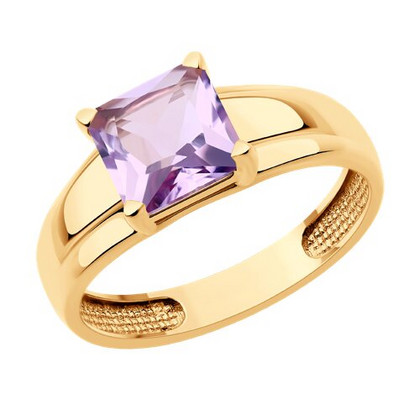 Inel de aur cu ametist