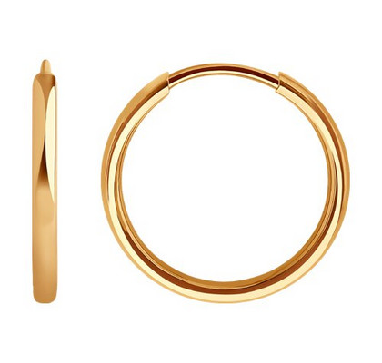 Cercei din aur tip сreole