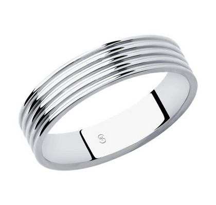 Verighetă din aur alb