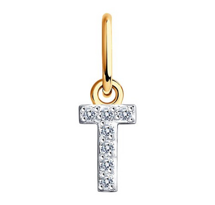 Pandantiv din aur cu fianite