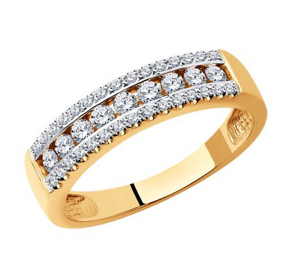 Inel din aur cu diamante