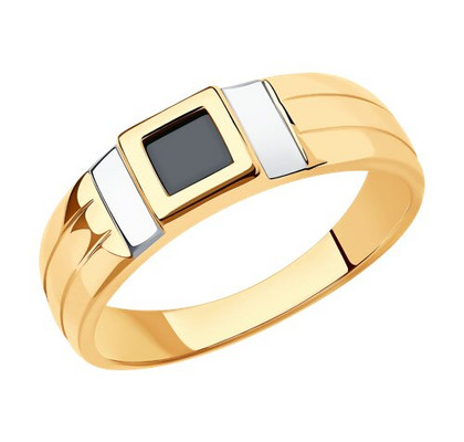 Inel din aur cu nanospinel