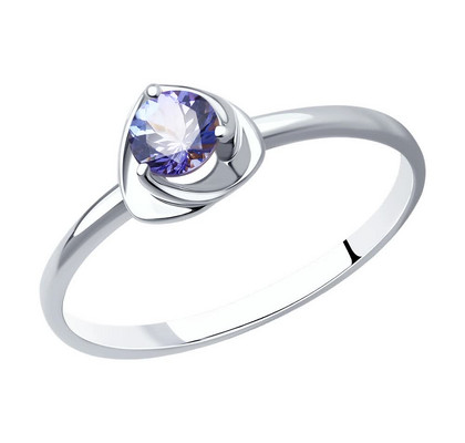 Inel de argint cu tanzanit