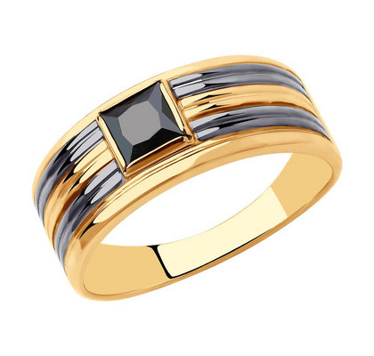 Inel din aur cu zirconiu cubic