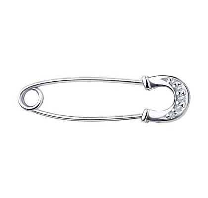 Brosa din argint cu zirconiu cubic