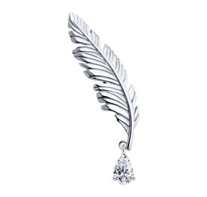 Brosa din argint cu zirconiu cubic