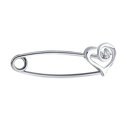 Brosa din argint cu zirconiu cubic