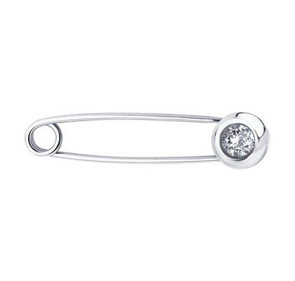 Вrosa din argint cu zirconiu cubic
