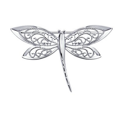 Брошь из серебра