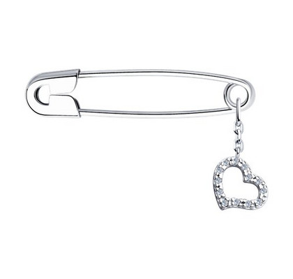 Brosa din argint cu zirconiu cubic