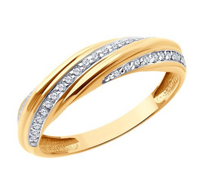 Inel din aur cu zirconia