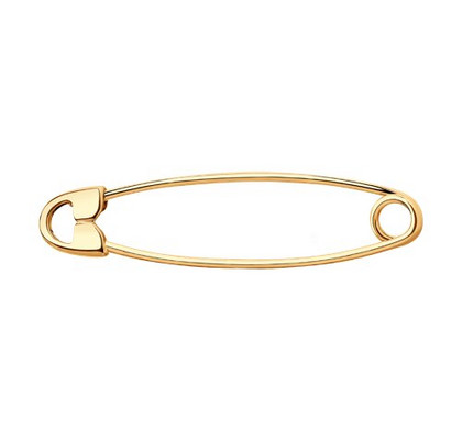 Broșă-ac de siguranță din aur