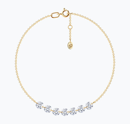 Brățară din aur cu cubic zirconia