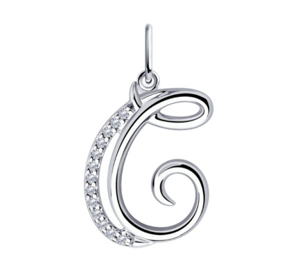 Pandantiv din argint cu cubic zirconia