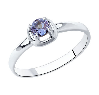 Inel de argint cu tanzanit