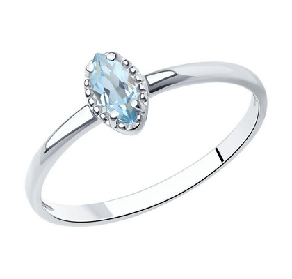 Inel de argint cu topaz