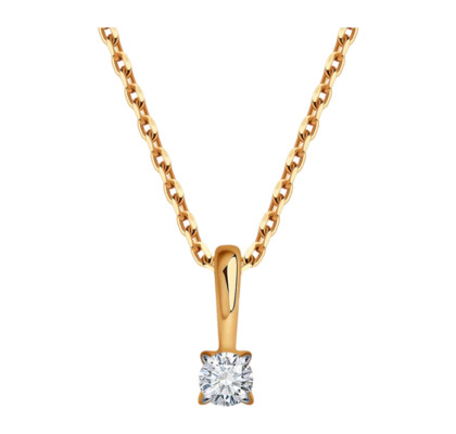 Pandantiv din aur cu diamant
