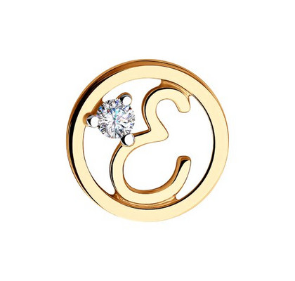 Pandantiv din aur cu finiale