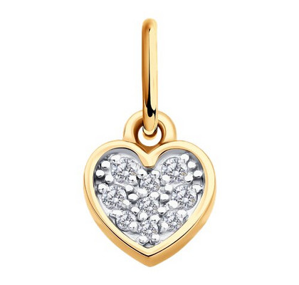 Pandantiv din aur cu finiale