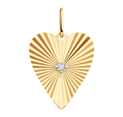 Pandantiv din aur cu finiale