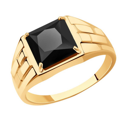 Inel din aur cu onix