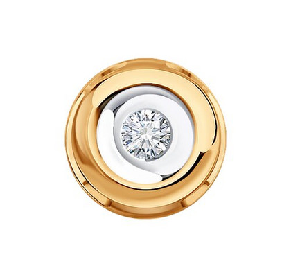 Подвеска из золота с бриллиантом