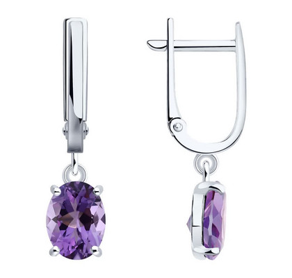 Inel de argint cu ametiste