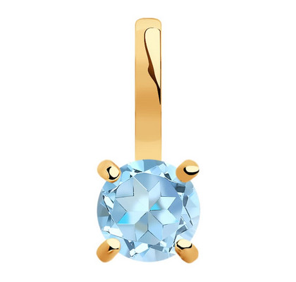 Pandantiv din aur cu topaz