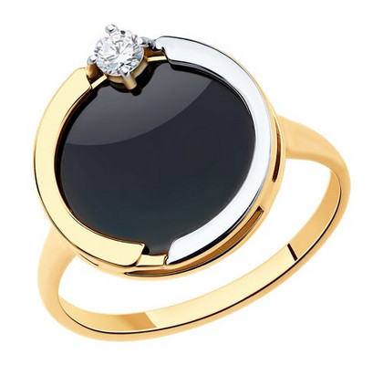 Inel din aur cu agată