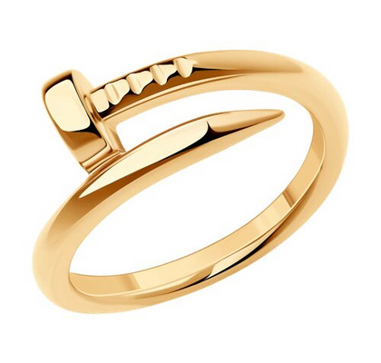 Inel din argint placat cu aur