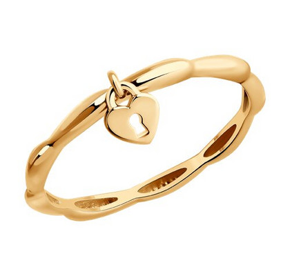 Inel din argint placat cu aur