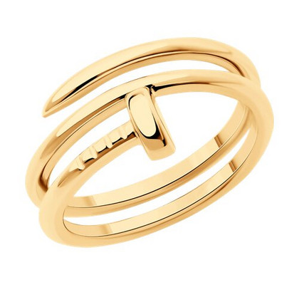 Inel din argint placat cu aur