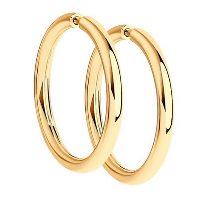 Cercei din argint placat cu aur