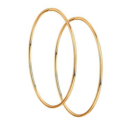 Cercei din argint placat cu aur