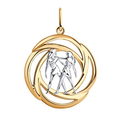 Pandantiv din argint placat cu aur