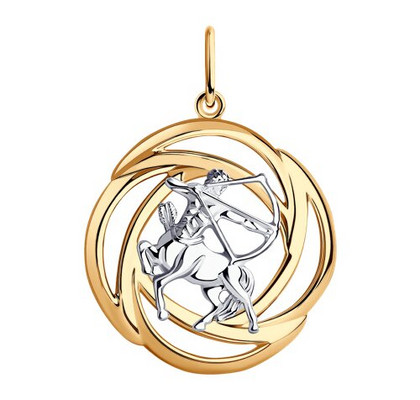 Pandantiv din argint placat cu aur