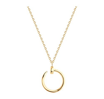 Colier din argint placat cu aur