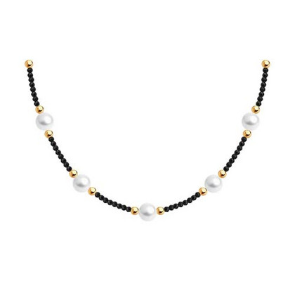 Colier din Aur cu Perle și Fianite