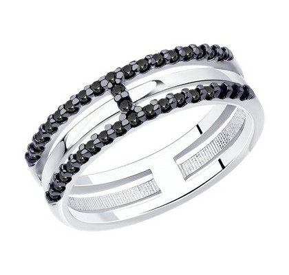 Inel din argint cu fianite