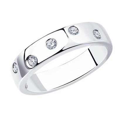 Inel din argint cu fianite