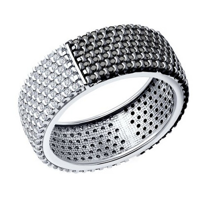 Inel din argint cu fianite