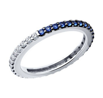 Inel din argint cu fianite