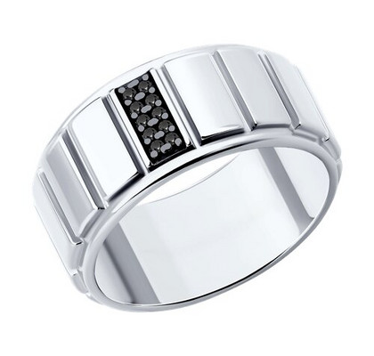 Inel din argint cu fianite