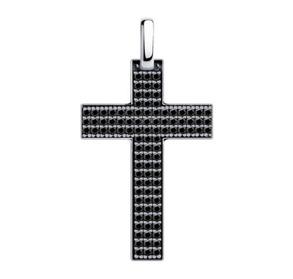 Pandantiv din argint cu fianite.