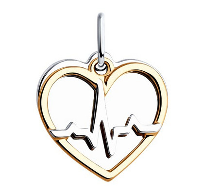 Pandantiv din argint placat cu aur